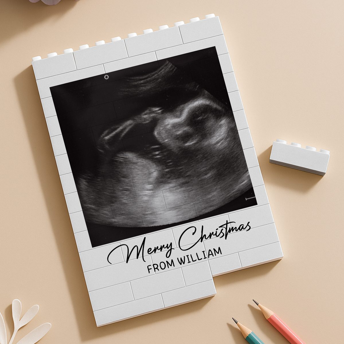 Custom Photo Merry Christmas Building Brick Blocks Gift For Family TH10 171261