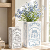 Personalized First Home Ceramic Book Vase, Housewarming Gift For Couple LM32 670603