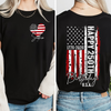Custom Name USA 250th Birthday 1776-2026 Independence Day Back & Front Dark Shirt HO82 902222