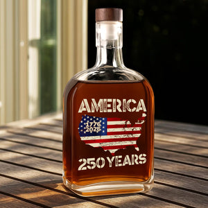 250 Years America Anniversary 250th Independence Day Whiskey Bottle HA75 897360