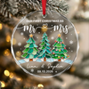 Personalized Our First Christmas As Mr & Mrs Glass Ornament Couple Christmas Gift LM32 669983