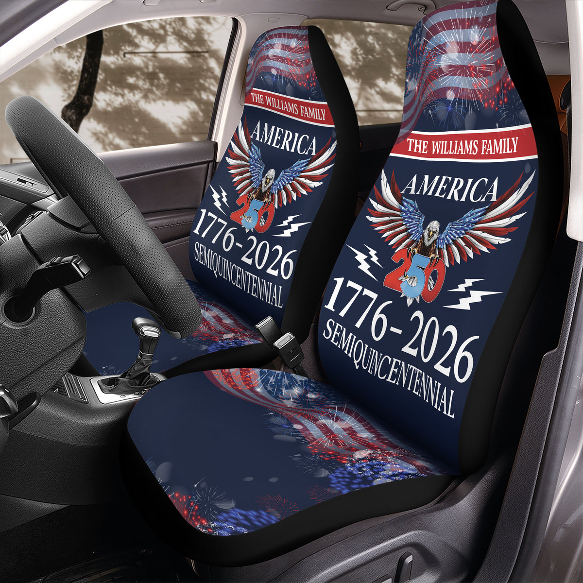 250 Years America Semiquincentennial Car Seat Cover LM32 899557