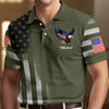 Custom Name American Flag 250th Anniversary 1776–2026 Eagle Patriotic Polo Shirt HO82 902028