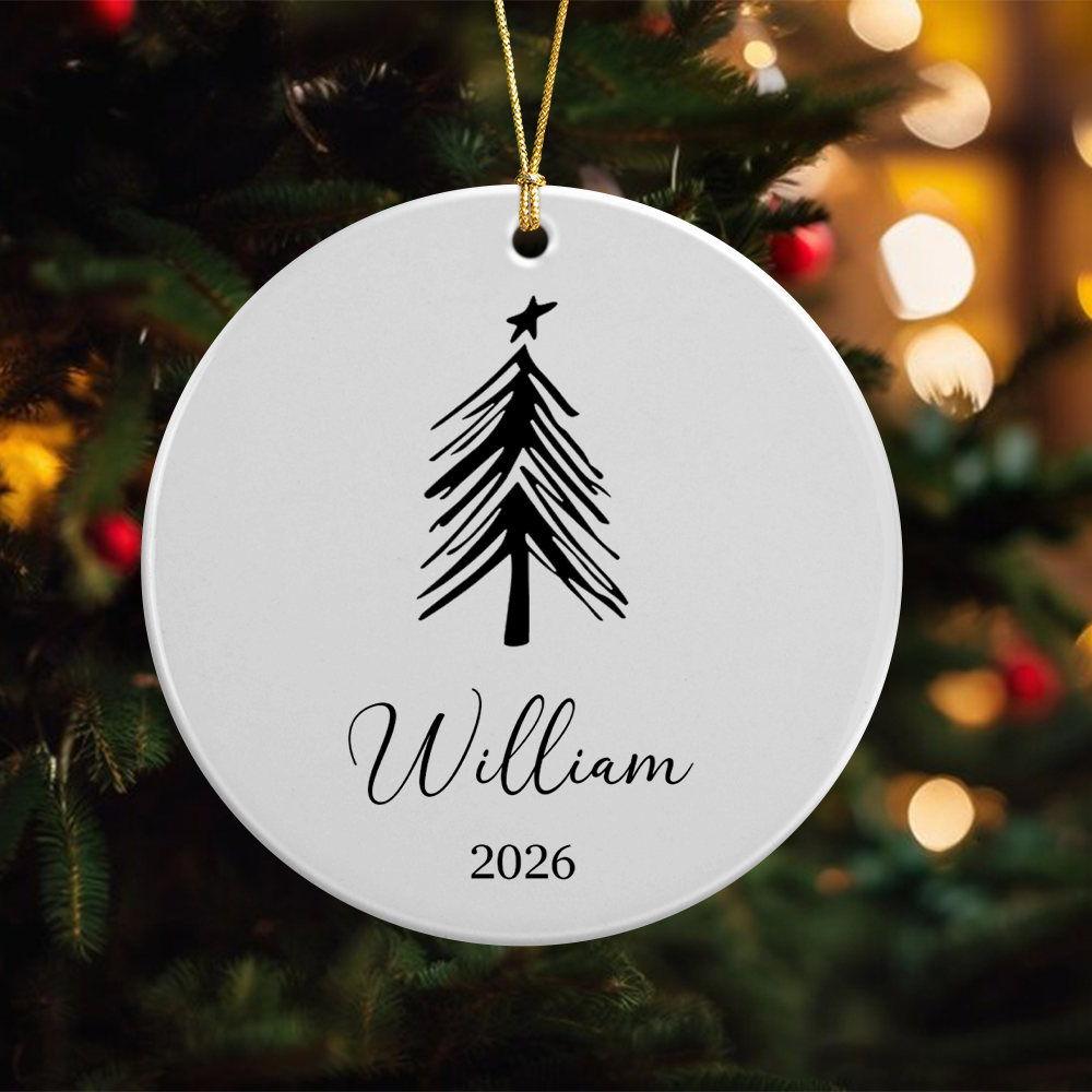 Personalized Custom Name Family Ceramic Ornament For Christmas TH10 170651