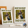 Custom Photo Hunting Dad Buckin' Dad Ever Building Brick Blocks LM32 669113