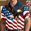 Custom Name Eagle US Flag Personalized Patriotic Polo Shirt HA75 920752