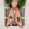 Personalized Embroidered Initial Halloween Ghost Seasonal Wreath Sash LM32 669757