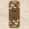Personalised Watercolor Birth Flower Leather Magnetic Bookmark Gift for Book Lovers LM32 899393