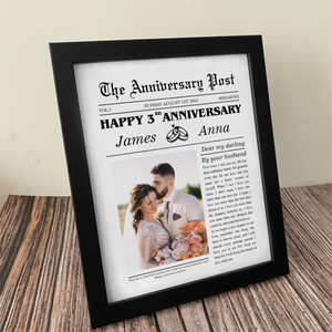 Custom Photo The Wedding Post Picture Frame Gift For Husband, Wife TH10 898239