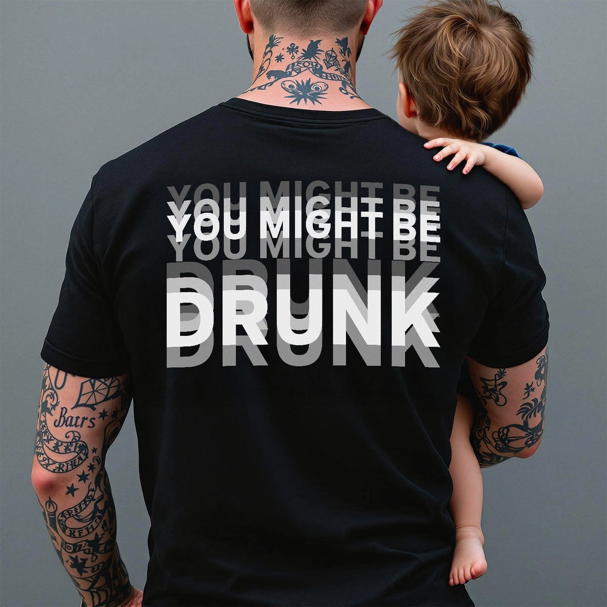 You Might Be Drunk Funny Backside Dark Shirt CH07 180246