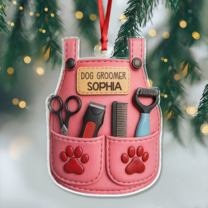 Personalized Pet Groomer Christmas Acrylic Ornament LM32 895489