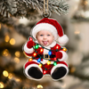 Custom Baby Face Acrylic Ornament Baby’s First Christmas Keepsake, Newborn Holiday Gift CH07 180754