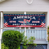 Custom 250th Anniversary America Banner 1776-2026, USA Patriotic Garden Flag, Independence Day Party Decor LM32 669279