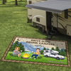 Personalized Create Memories With Camping Patio Rug, Patio Mat LM32 893725