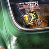 Happy Birthday 250 America Patriotic Fishing - Bass Fisherman Car Window Decal Sticker LM32 899163