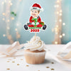 Custom Photo Santa Baby Christmas Cupcake Toppers LM32 893913