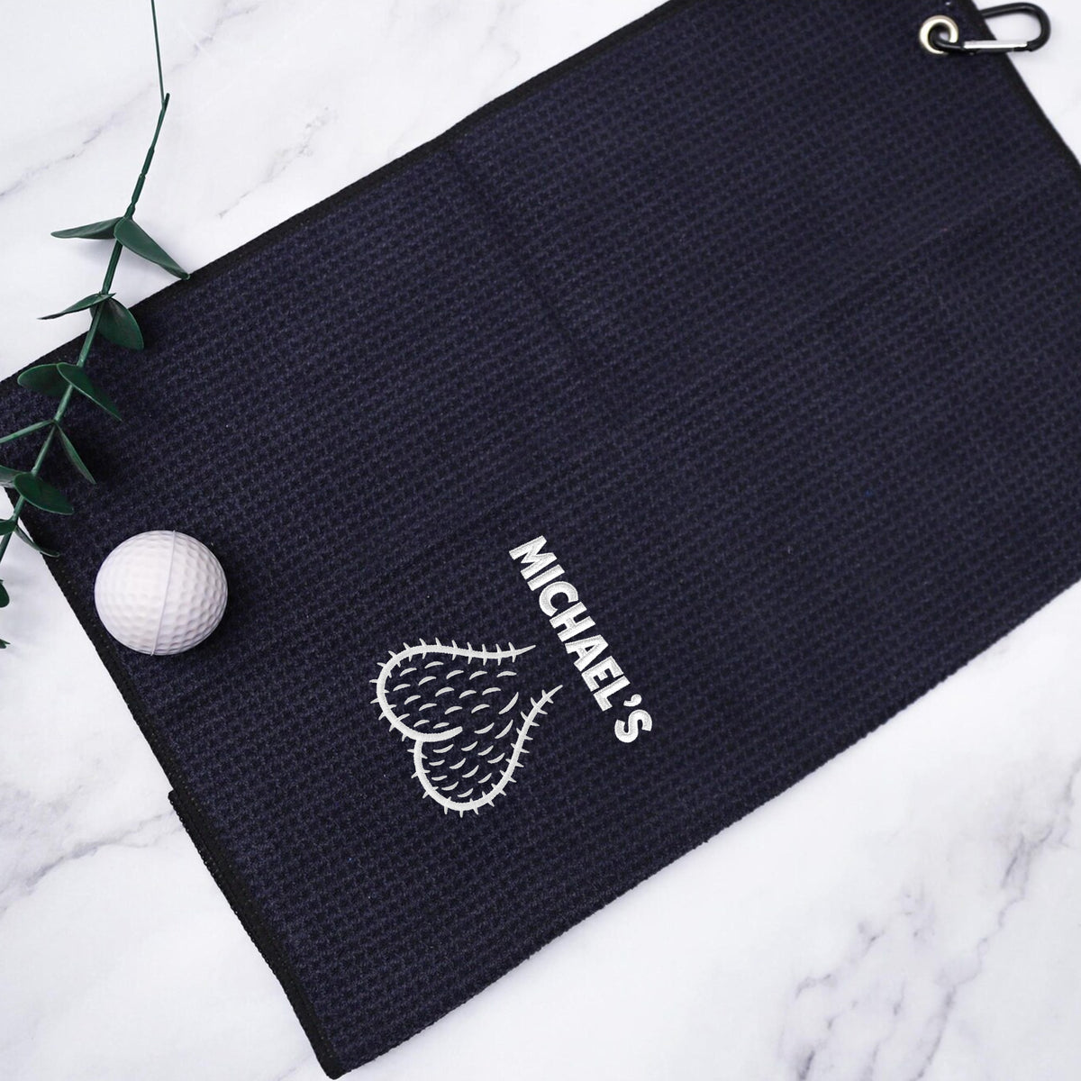 Personalized Funny Golf Embroidered Golf Towel for Golfer, Golf Ball Marker HA75 898642