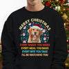 Custom Christmas Dog Photo Every Snack You Make Dark Shirt For Dog Dad CH07 896370
