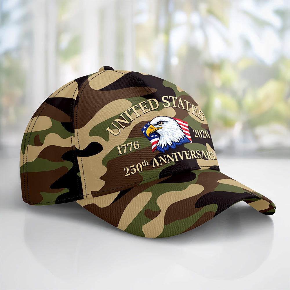 United State Of America 1776 - 2026 250th Anniversary AOP Cap TH10 169417