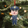 Custom Photo Funny Kid Dream Jobs Christmas Acrylic Ornament HA75 892716