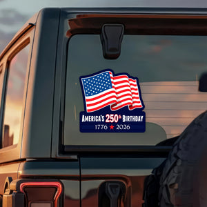 250th Birthday 1776-2026 Car Window Decal Sticker TH10 896749
