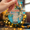 Personalized Travel Adventure 2 Layer Wooden Ornament LM32 895445