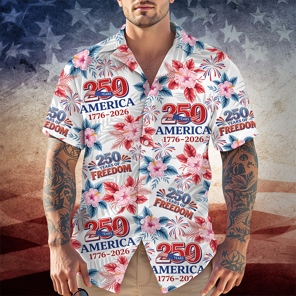 250 Years Of America 1776-2026 Hawaiian Shirt CH07 911060