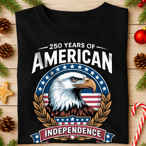 American 250 Years Independence Eagle - July 4th 2026 Dark Shirt LM32 895247