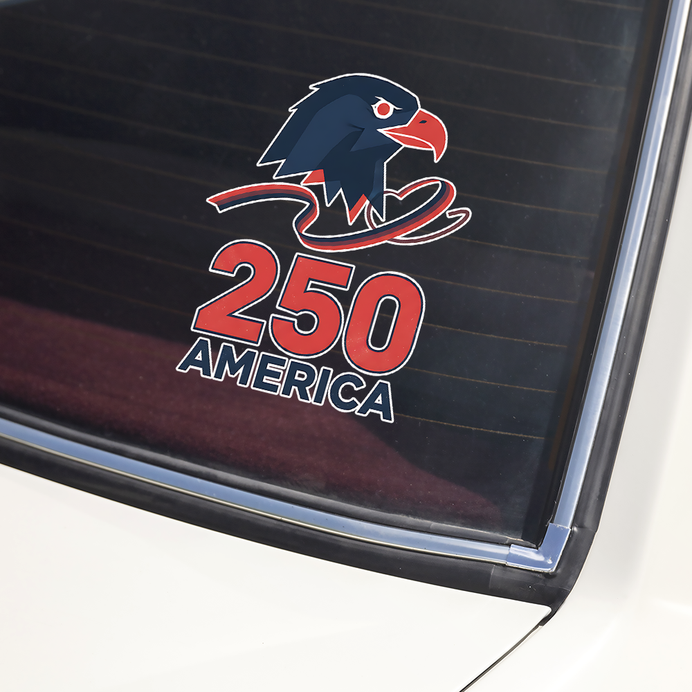 250 America Anniversary Car Window Decal Sticker LM32 897853