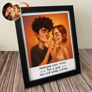 Caricature Wall Art For Funny Couples Picture Frame LM32 895097