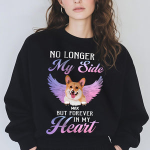 Custom Photo Dog Cat In Heaven Dark Shirt, Memorial Gift For Dog Lovers, Cat Lovers CH07 896336