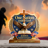 One Nation Under God - USA 250th Anniversary Personalized Acrylic Block Plaque CH07 911170