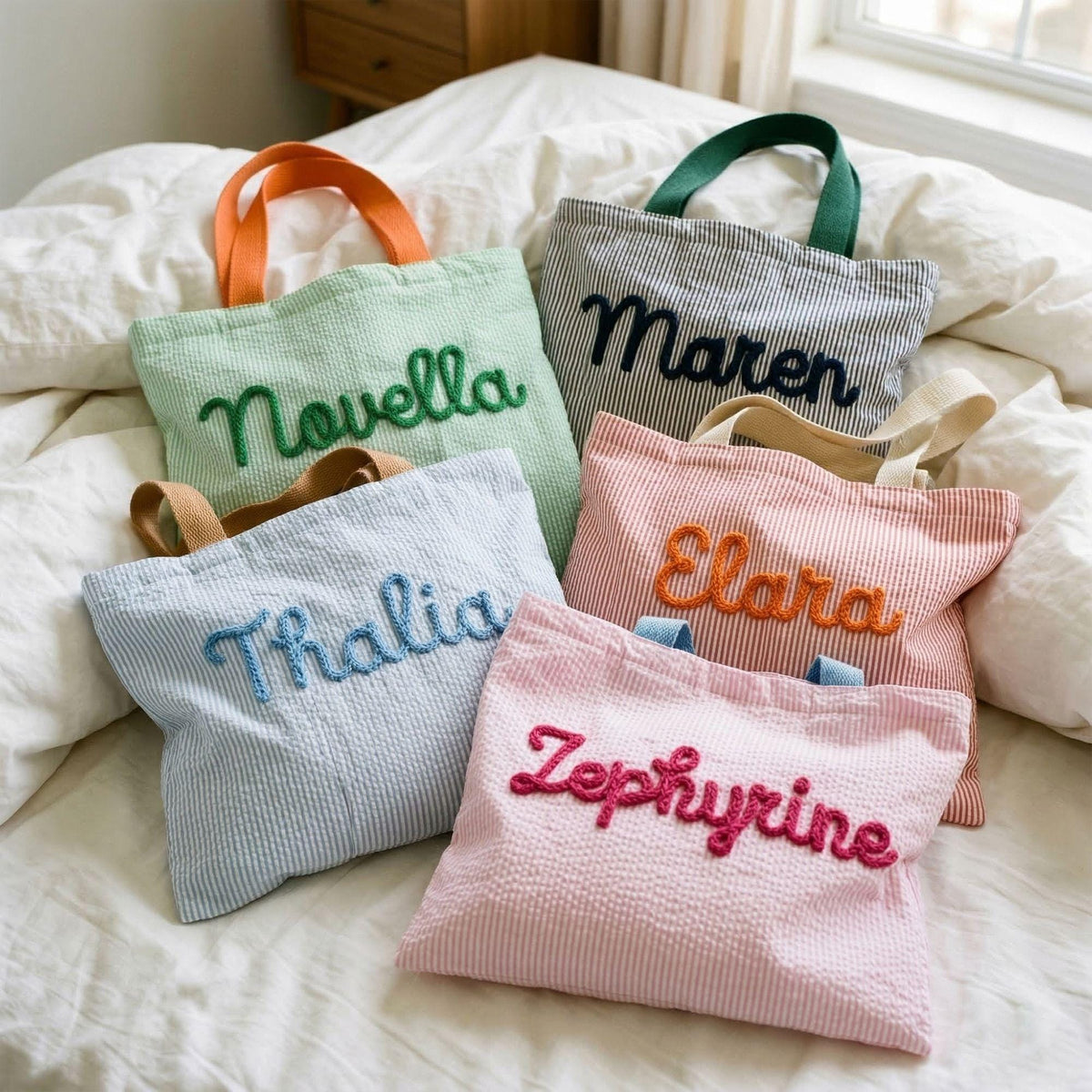 Personalized Beach Tote Bag Girls Trip - Summer Vacation Gift, Pool Bag for Women LM32 899819