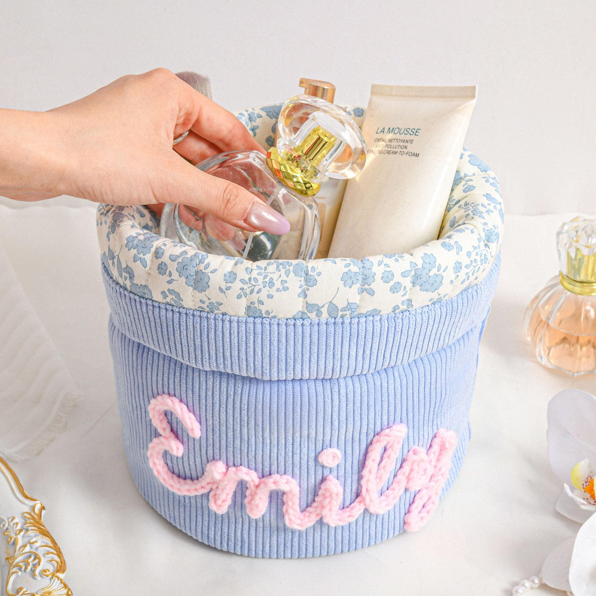 Personalized Large Capacity Makeup Bag, Toiletry Bag for Women, Her, Bachelorette Gift LM32 899791