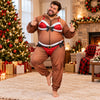 Personalized Fake Bikini Underwear Christmas Onesie Pajamas CH07 180574