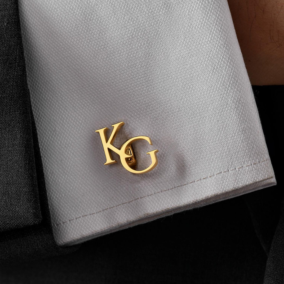 Personalized Initial Cufflinks for Men, Best Man Gifts For Father's Day, Valentine, Groomsmen Gifts LM32 899483