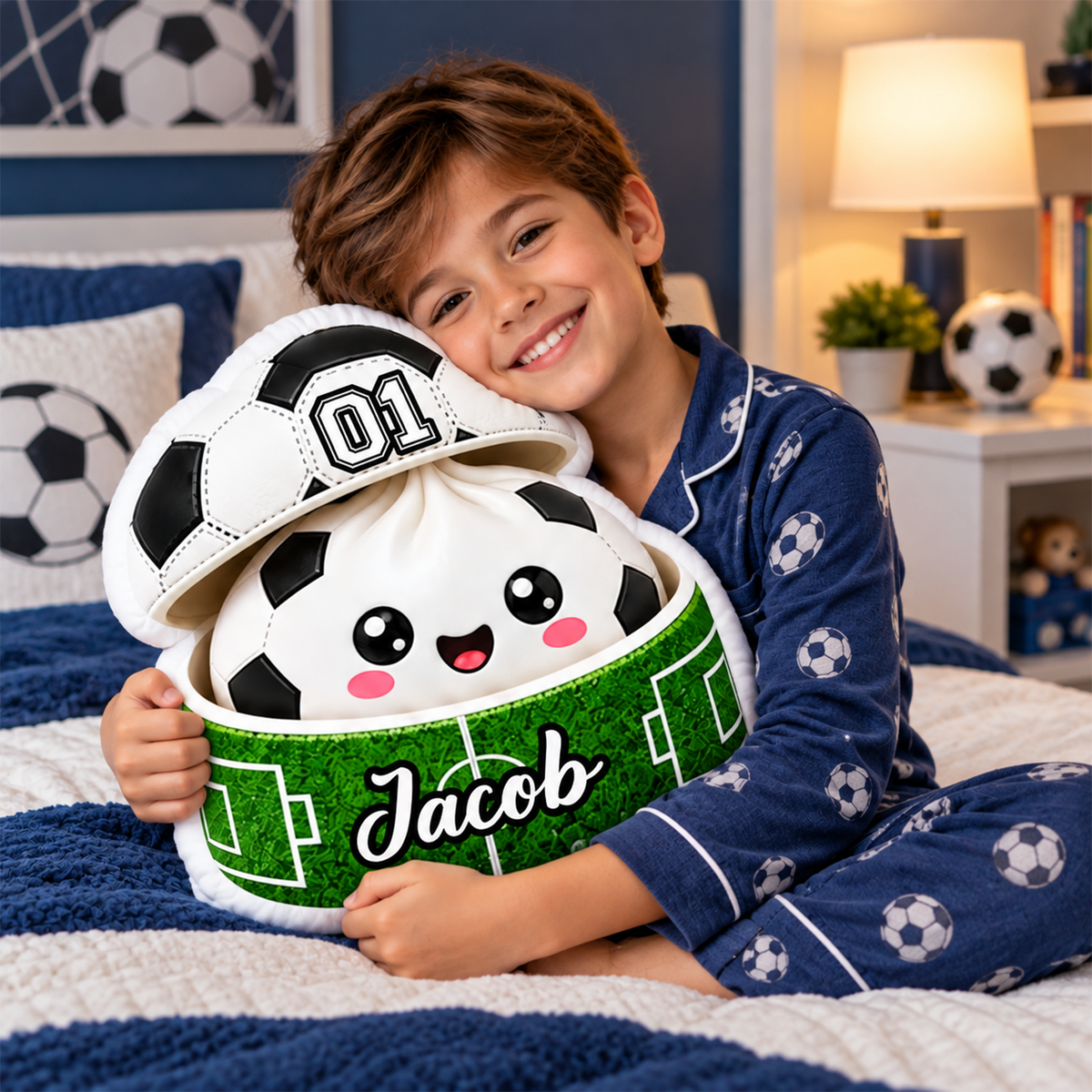 Personalized Sport Dumpling Shaped Pillow for Sports Lovers LM32 670439