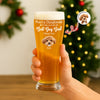 Custom Photo To The World's Best Dog Dad Personalized Pilsner Glass HA75 892754