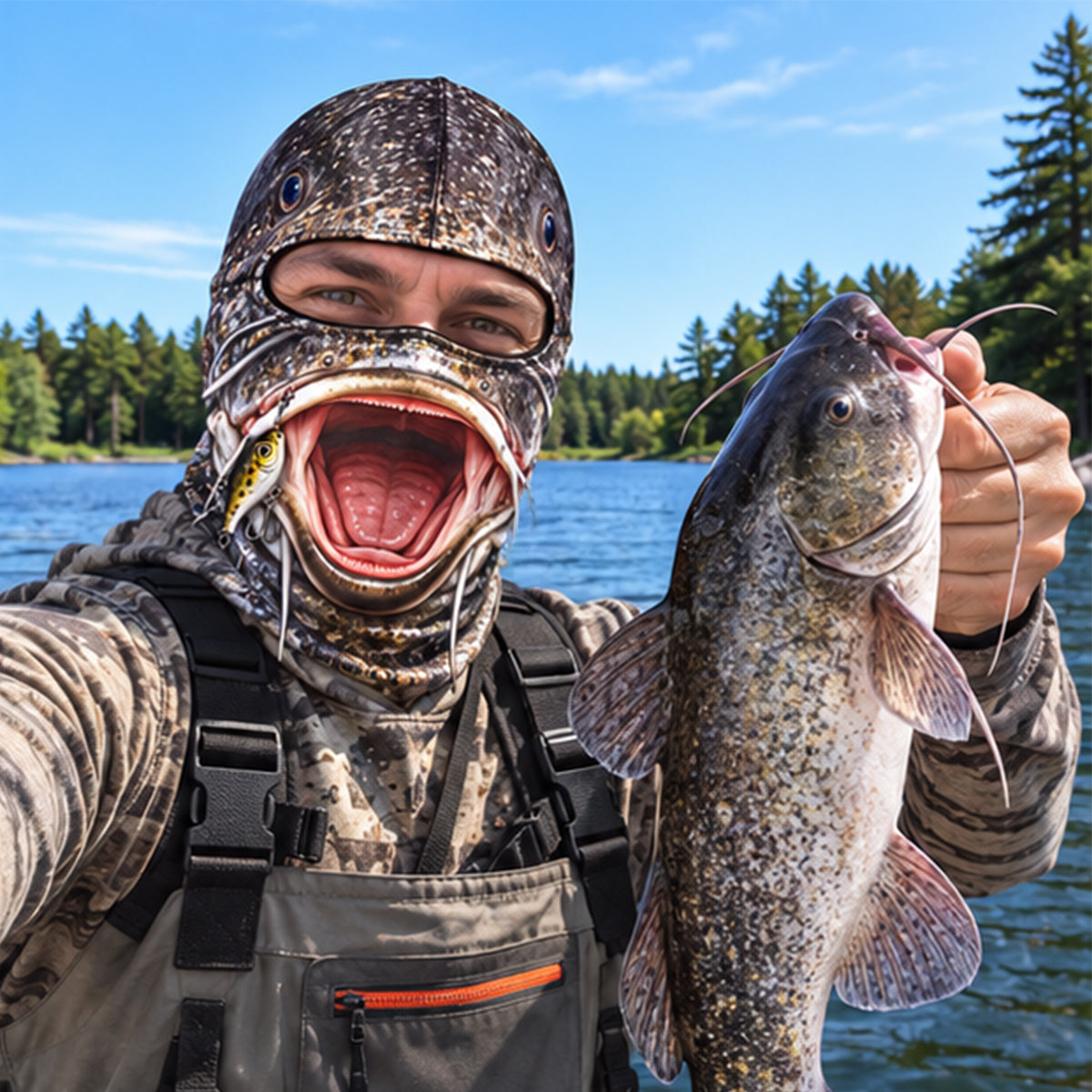 Funny Catfish Mask For Fishing Lovers HO82 904026