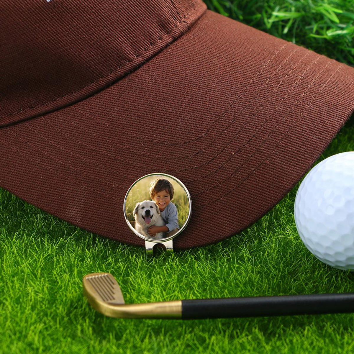 Personalised Golf Ball Marker Magnetic Hat Clip, Gift for Golf Enthusiast HO82 900682