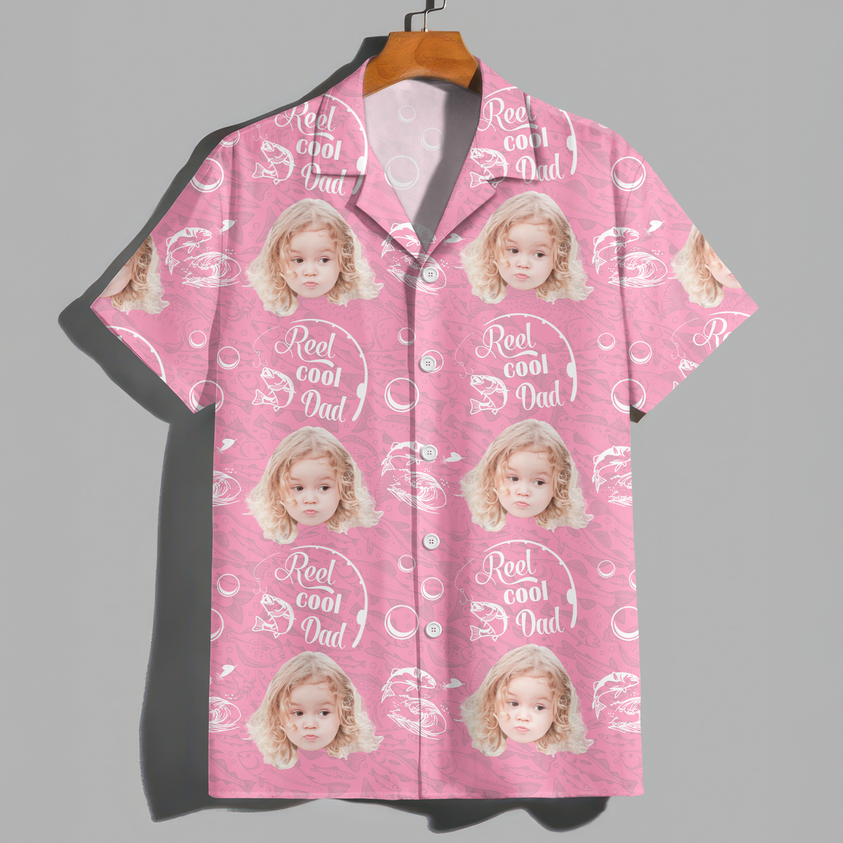 Custom Photo Reel Cool Dad - Personalized Photo Hawaii Shirt CH07 895756