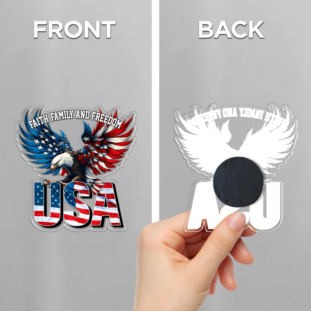 Patriotic 250th Anniversary Acrylic Magnet HA75 921054