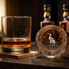 Personalized Funny Couple Engraved Whiskey Glass Romantic Gift for Husband, Boyfriend, Anniversary Gift CH07 180376
