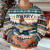 Custom Photo Merry Fishmas Personalized Ugly Sweater Christmas Gifts HA75 919614