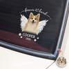Custom Dog Photo Forever Loved Memorial Car Window Decal Sticker CH07 910476