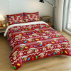 Personalized Family Photo Christmas Bedding Set Holiday Gift for Family TH10 171041