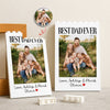 Custom Photo Best Dad Ever Personalized Building Block Father's Day Gift for Dad from Kids HA75 921496