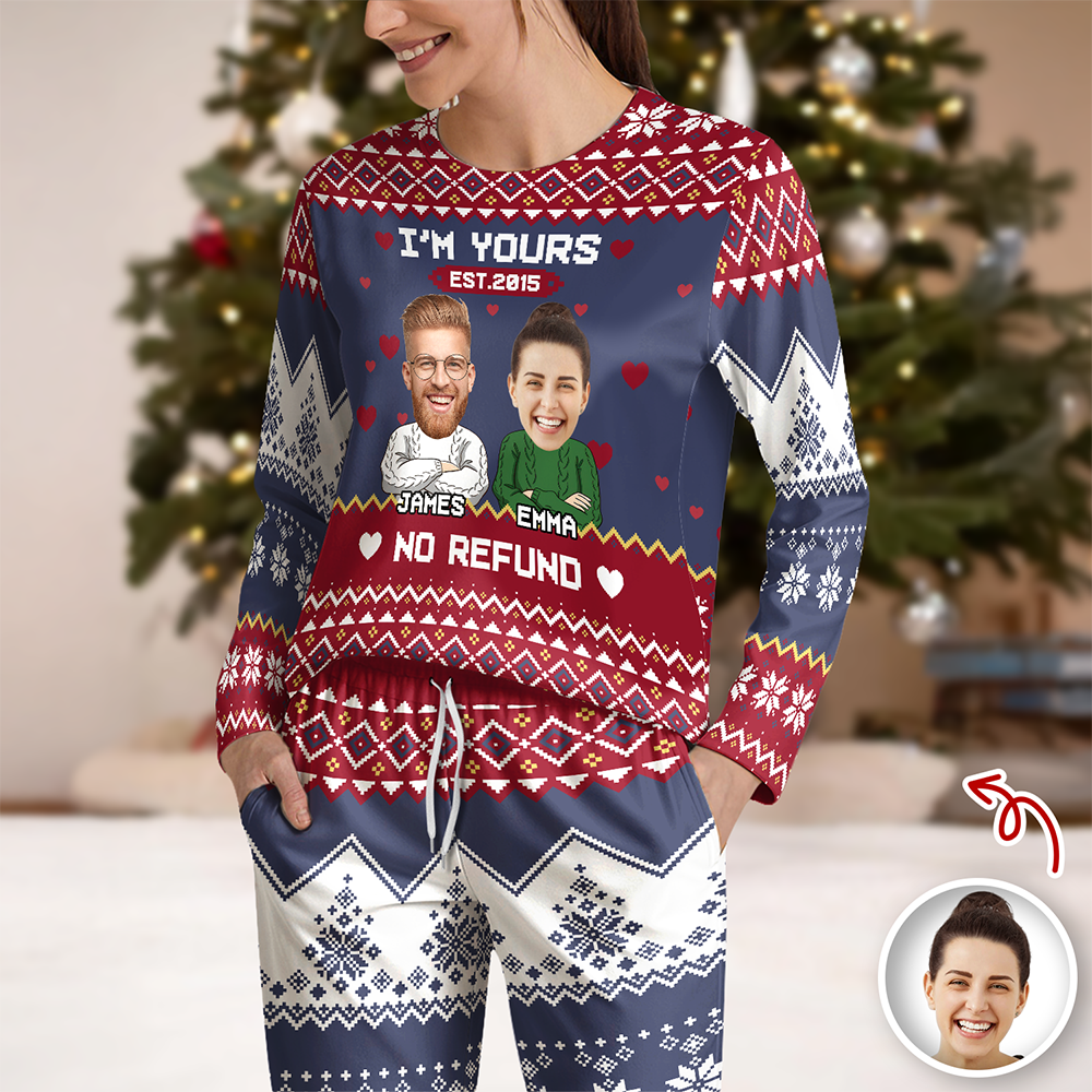 Custom Funny Face You And Me We Are A Team Together Sleepwear LM32 895571