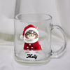 Custom Cat Photo Glass Mug For Cat Lovers CH07 899276