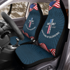 Custom Family Name Patriotic American Flag 250 Years of Blessing Car Seat Cover HO82 902046